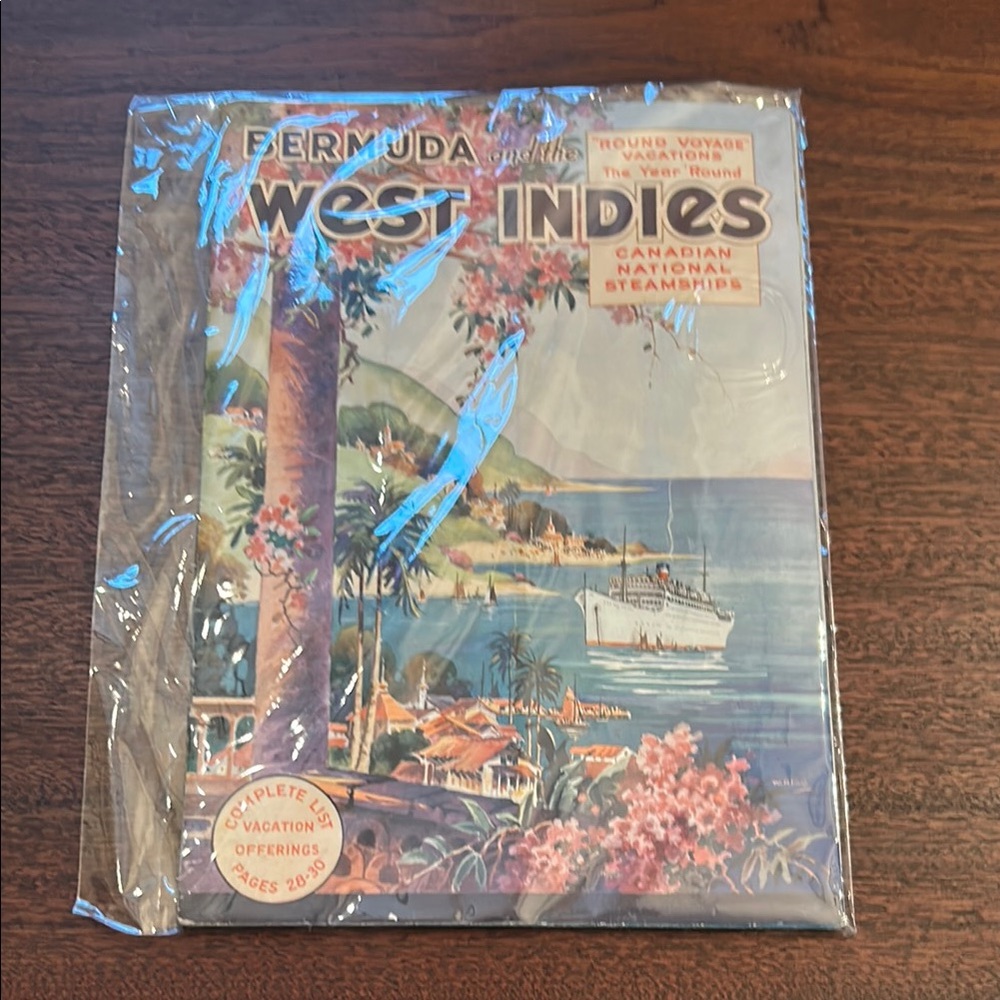 Canadian National Steamships The West Indies Vacation Travel Magazine 1937